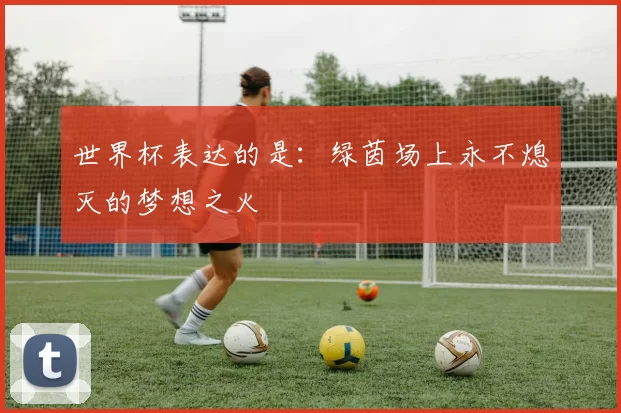 世界杯表达的是：绿茵场上永不熄灭的梦想之火