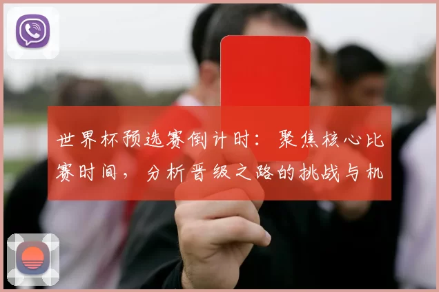 世界杯预选赛倒计时：聚焦核心比赛时间，分析晋级之路的挑战与机遇