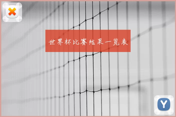 世界杯比赛结果一览表