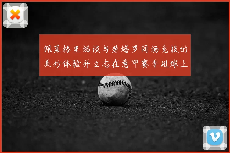 佩莱格里诺谈与劳塔罗同场竞技的美妙体验并立志在意甲赛季进球上双