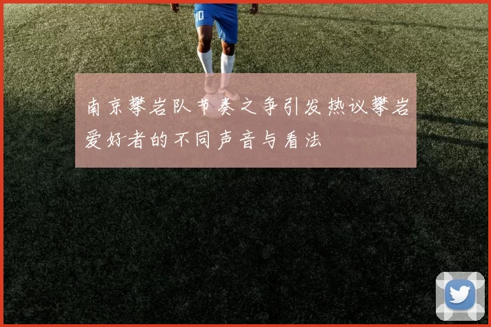 南京攀岩队节奏之争引发热议攀岩爱好者的不同声音与看法